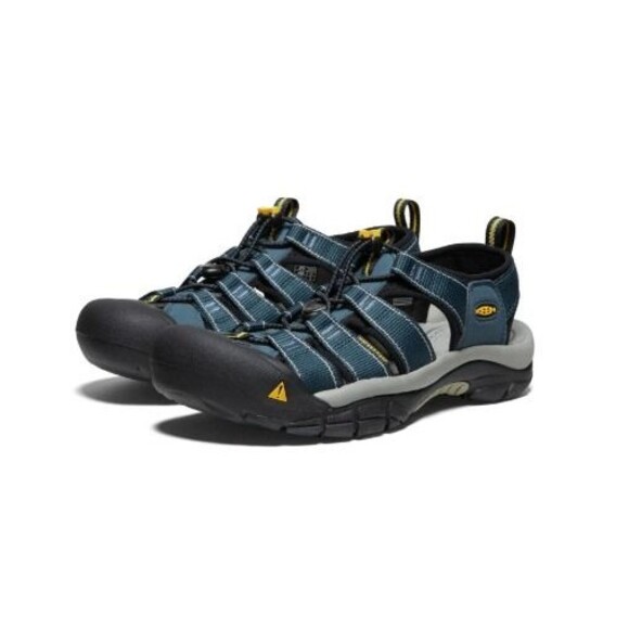 Keen Newport H2 Mens 8.5 Sandals Closed Toe Hiking Water Shoes Fishing Blue main image 3